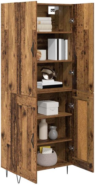vidaXL Highboard 2 pcs Altholz Holzwerkstoff 3415658 Bild 3
