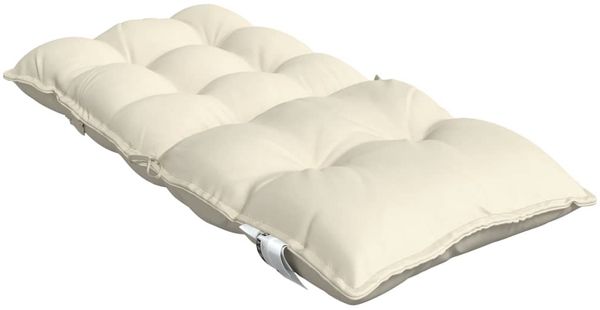 vidaXL Niedriglehner-Auflagen 4 Stk. Creme Oxford-Gewebe 377678 Bild 6