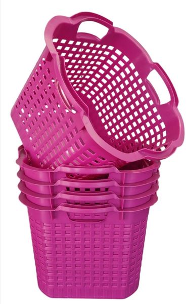 BURI Wäschekorb Set Universalkorb vers. Farben Stapelkörbe Gartenkörbe Korb robust Bild 2