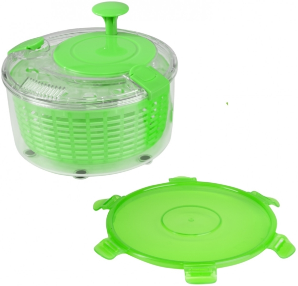 Genius Salatschleuder Salattrockner Gewüseschleuder Set 4-tlg. A26366