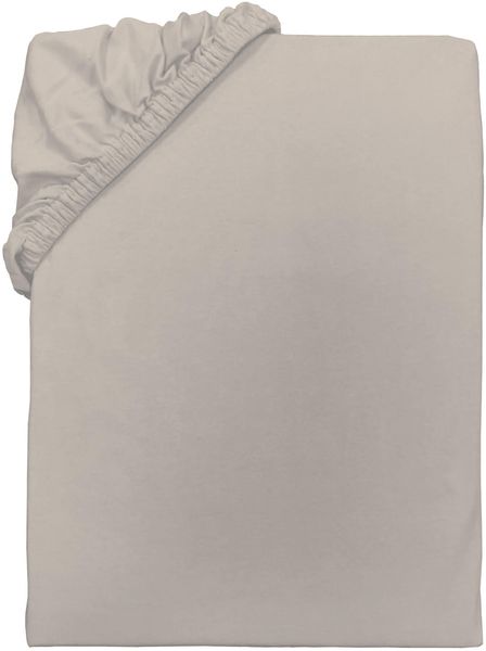 Herding babybest Jersey Spannbettlaken, ca. 60-70x120-140 cm, 100% Baumwolle/Jersey, beige