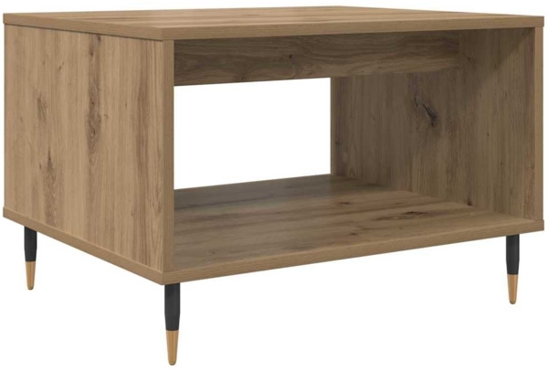 vidaXL Couchtisch Artisan-Eiche 60 x 50 x 40 cm Holzwerkstoff 879607