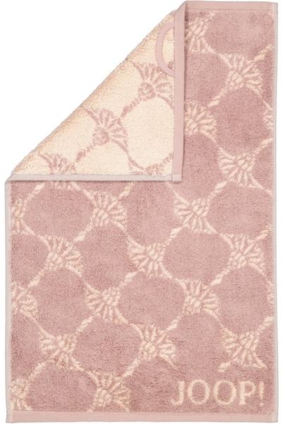JOOP! Handtücher JOOP! Gästetuch Classic Cornflower 1611, 83 Rose, Baumwolle (1-St)