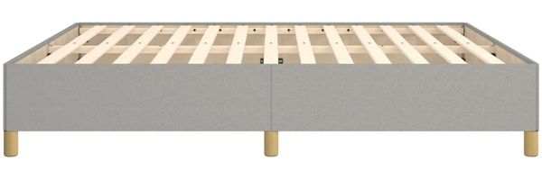 Boxspringbett Hellgrau 180x200 cm Stoff [3120977] Bild 6