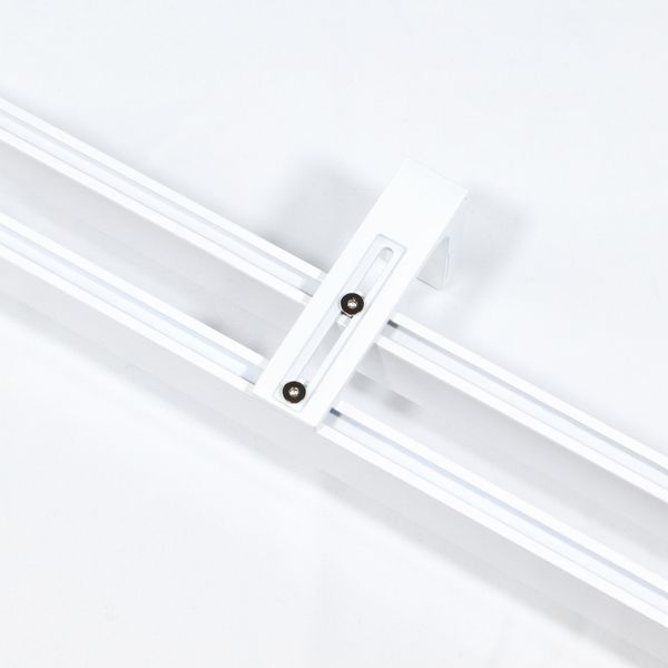 Deco-Raum® Gardinenschiene Innenlauf Loft | Größe: 230cm | Material: Aluminium | Farbe: Weiß Bild 6