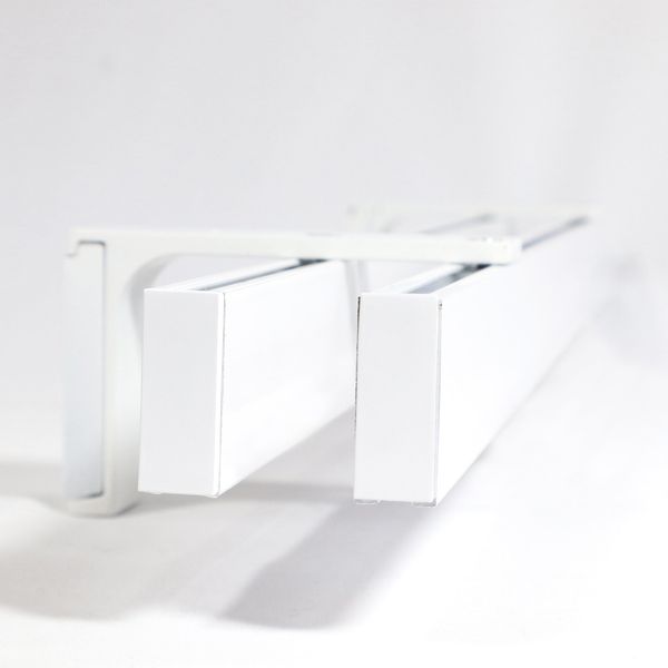 Deco-Raum® Gardinenschiene Innenlauf Loft | Größe: 230cm | Material: Aluminium | Farbe: Weiß Bild 5