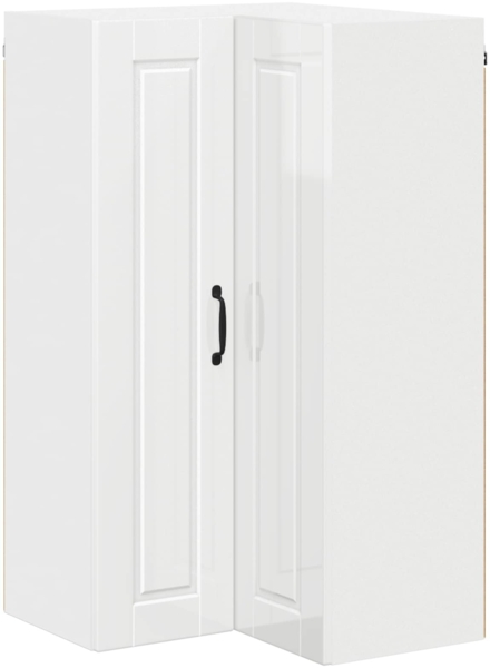 vidaXL Küchenschrank Hochglanz Weiß 57 x 57 x 100 cm Holzwerkstoff 885519