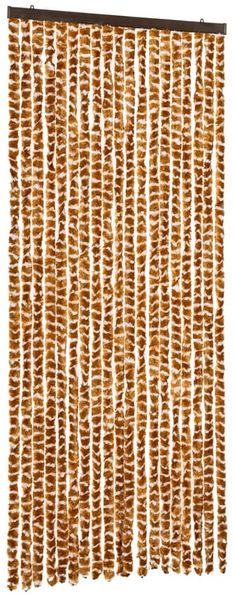 vidaXL Insektenschutz-Vorhang Ocker und Weiß 56x185 cm Chenille 325457 Bild 2
