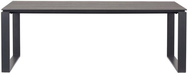 ebuy24 Gartentisch Martinus Gartentisch 210 x 100 cm schwarz.
