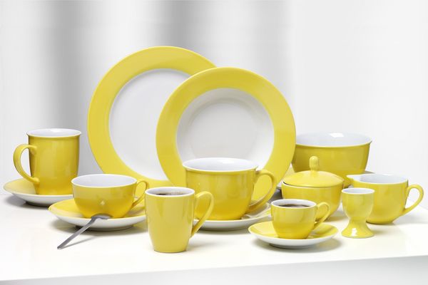 Espressotassen - Set 12 tlg. Doppio sonnengelb