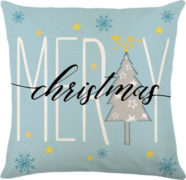 Qelus Kissenbezüge Weihnachten Kissenbezug 4er Set Kissenbezüge 45x45cm Dekokissen Deko, für Sofa Couch Bild 2