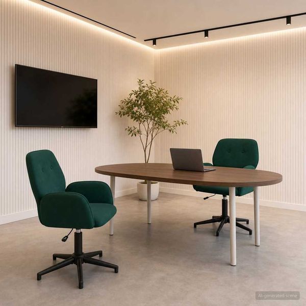 vidaXL Drehstühle 2 Stk. 54 x 55 x 90 cm Dunkelgrün Samt (V) 3428321