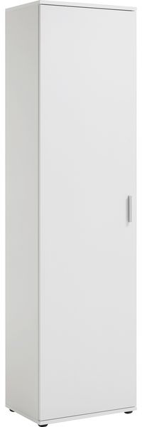 FMD Möbel - INCA 1 - Mehrzweck-Schuhschrank - melaminharzbeschichtete Spanplatte - weiß - 50 x 184 x 34,5cm