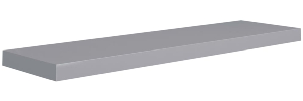 vidaXL Schweberegal Grau 90x23,5x3,8 cm MDF 323859