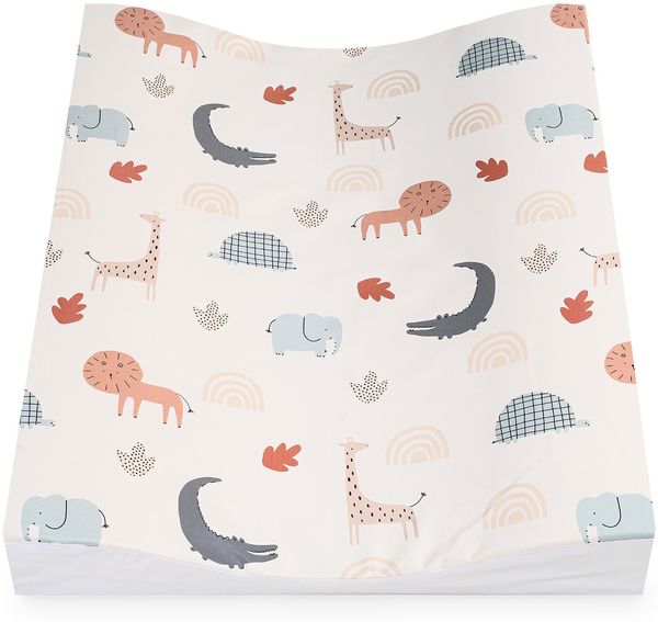 Julius Zöllner Wickelmulde Wickelauflage Wave Wild Friends Allover 60x70 cm