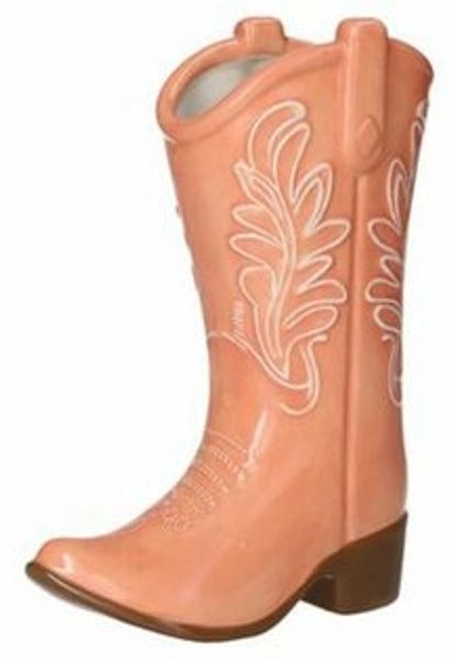 Giftcompany Dekovase Mignon Vase Cowboystiefel peach 20cm (Dekovase)