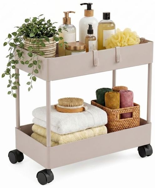 Relaxdays Rollwagen mit 2 Ebenen