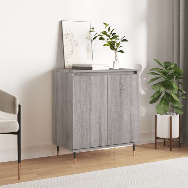 vidaXL Sideboard Grau Sonoma 60x35x70 cm Holzwerkstoff 827154
