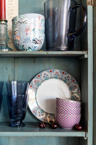 PIP STUDIO Flower Festival Tortenplatte Light Bl. 33,3x15,5 cm Bild 5