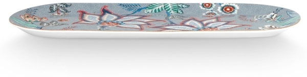 PIP STUDIO Flower Festival Tortenplatte Light Bl. 33,3x15,5 cm Bild 3