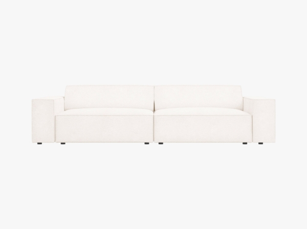 Micadoni 3-Sitzer Sofa Jodie Boucle Ascot Beige