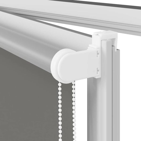 vidaXL Verdunkelungsrollo Grau 150x175cm Stoffbreite 146,6cm Polyester 4011164 Bild 12