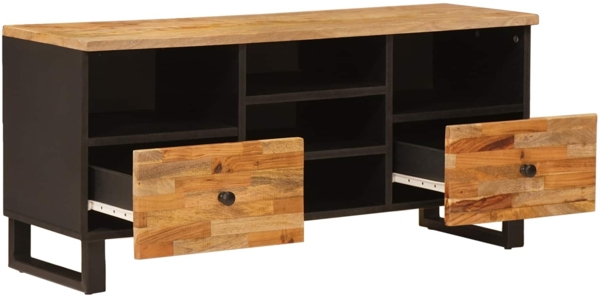 vidaXL TV-Schränk Corona Braun 100 x 33 x 46 cm Massivholz Mango 4018314