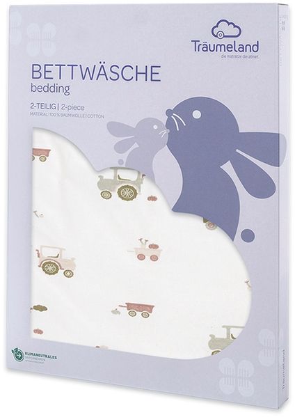 Bettwäsche Little Farm grün 100/135 + 40/60 cm Bild 3