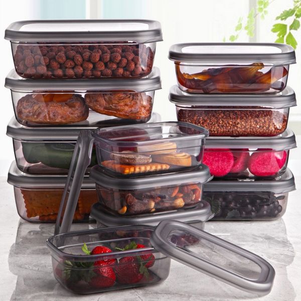 Aufbewahrungsbox-Set (12-teilig), 'Lot-12', Mehrfarbig