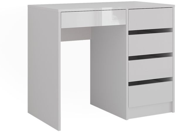Schminktisch Sherry Weiß/Weiß Hochglanz 89.8 cm Vicco