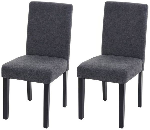 MCW Esszimmerstuhl Littau-s-2 (Set, 2 St), 2er-Set, Rutschfest durch Kunststoffuntersatz, Komfortable Polsterung
