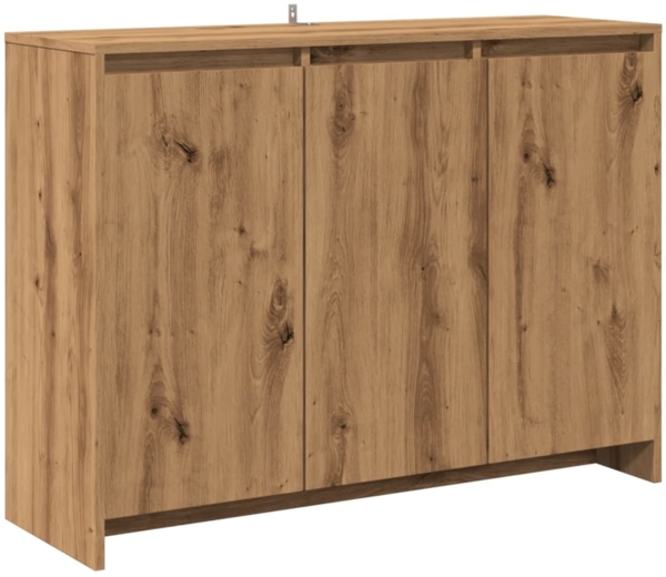vidaXL Sideboard Artisan-Eiche 102x33x75 cm Holzwerkstoff 856781
