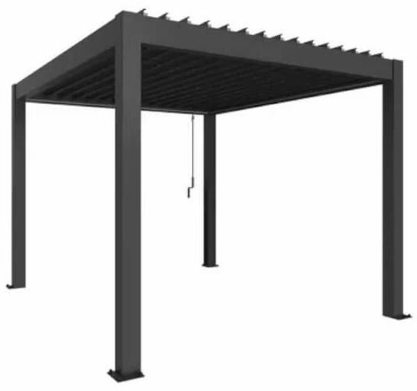 Biohort Pergola 3 x 3,5 m dunkelgrau-metallic dunkelgrau-metallic