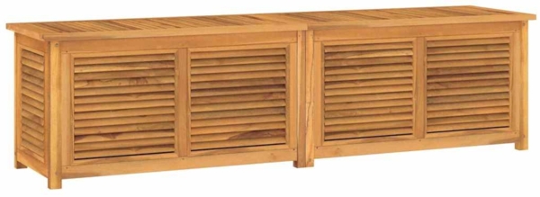 vidaXL Gartenbox mit Beutel 200x50x55 cm Massivholz Teak 363274