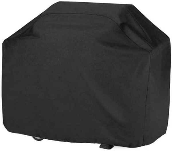 Senders Hochleistungs Grillabdeckung, wasserdicht, 210D Oxford-Gewebe schwarz, 145 x 61 x 117 cm