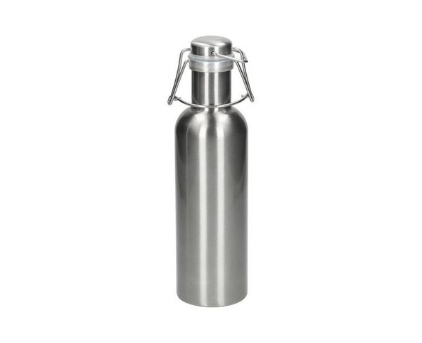 elasto Trinkflasche "Denali" 850 ml Edelstahlflasche Trinkflasche mit Deckel, Sportflasche, Schule, Arbeit, Bottle, Kinder & Erwachsene, To Go