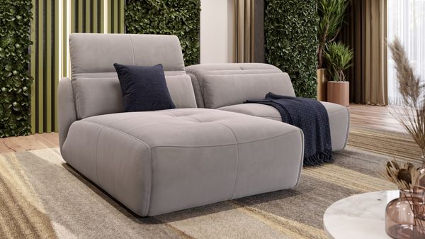 Sofanella Ecksofa MODICA Eckcouch Stoff Stoffcouch in Cognac XL: 214 Breite x 108 Tiefe