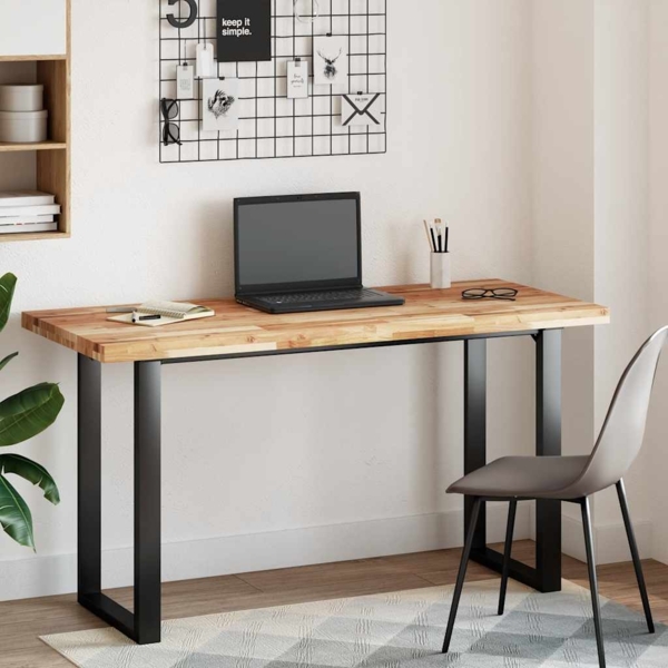 vidaXL Schreibtischplatte Ölbeschichtung 140x60x4 cm Massivholz Akazie 3279770