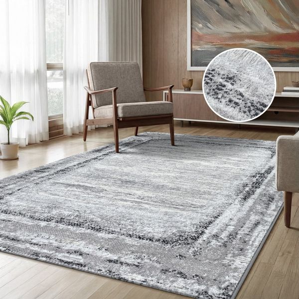 Sanat Teppich Harmony 3215, rechteckig, Höhe: 12 mm, weicher Kurzflorteppich, meliert, Wohnzimmer, Schlafzimmer