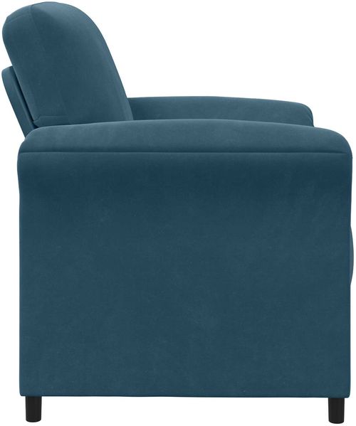 vidaXL 1-Sitzer Sofa Blau 88 x 83 x 95 cm Samt 42033934 Bild 4
