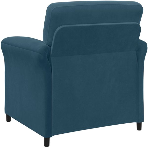 vidaXL 1-Sitzer Sofa Blau 88 x 83 x 95 cm Samt 42033934 Bild 5