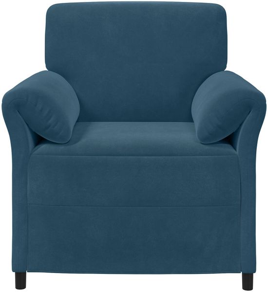 vidaXL 1-Sitzer Sofa Blau 88 x 83 x 95 cm Samt 42033934 Bild 3