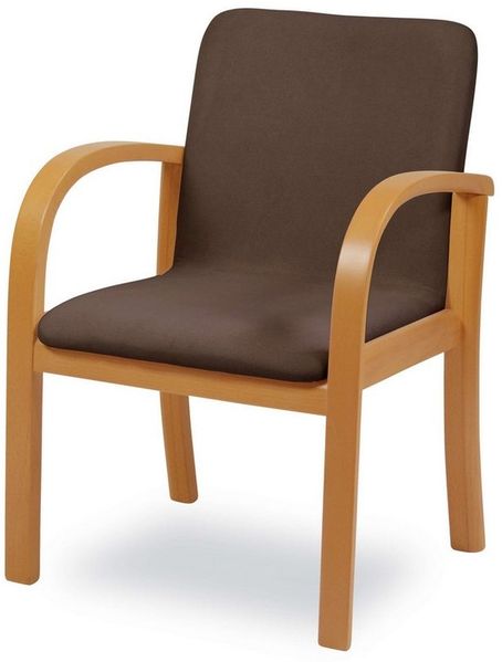 Home affaire Esszimmersessel LINA707 (1-St), Extra-confort, Fleckenabweisendes Gewebe, Massivholz