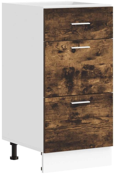 vidaXL Unterschrank Lyon Räuchereiche 40x46x81,5 cm Holzwerkstoff 854215