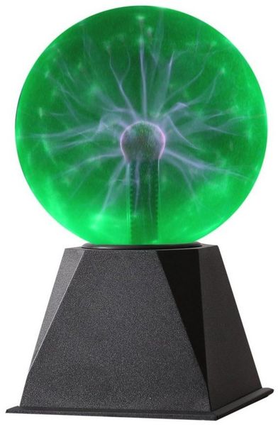 SATISFIRE LED Dekolicht Plasmakugel Plasmaball magisch zuckend Blitz-Show Automatik grün, grün