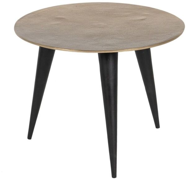 BigBuy Home Couchtisch aus Aluminium, 60 x 60 x 45 cm