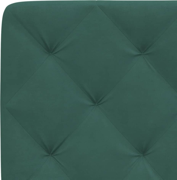 vidaXL Bettgestell ohne Matratze Dunkelgrün 80x200 cm Samt 3207890 Bild 9