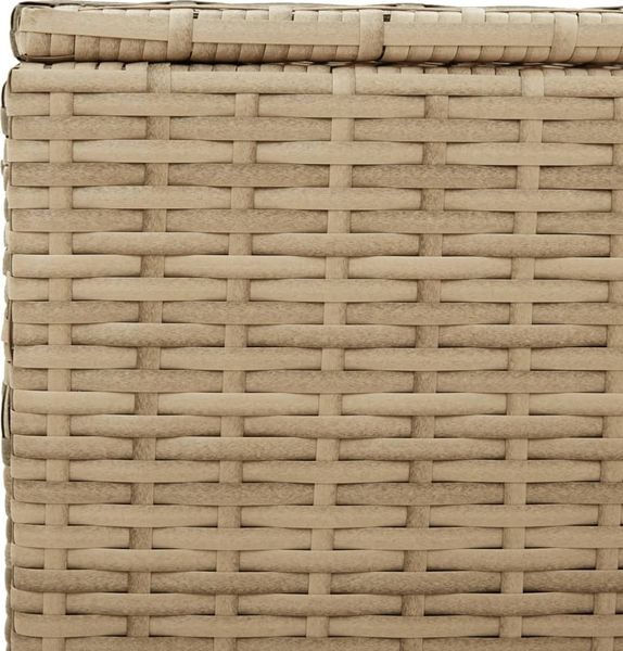 vidaXL Gartentruhe Beige 984L Poly Rattan 365335 Bild 9