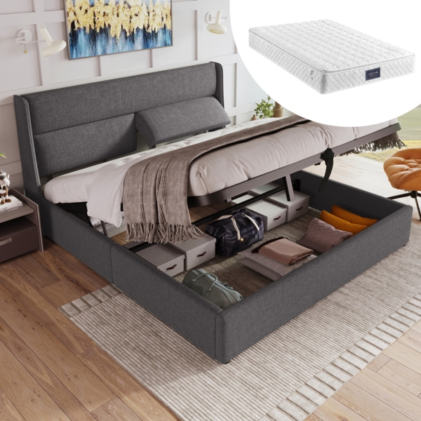 Kinderbett 90x200 Samt Schlittenbett mit Cartoon-Weltraummuster, gepolstertem Kopfteil, stabilem Lattenrost, rutschfesten Füßen,Rosa