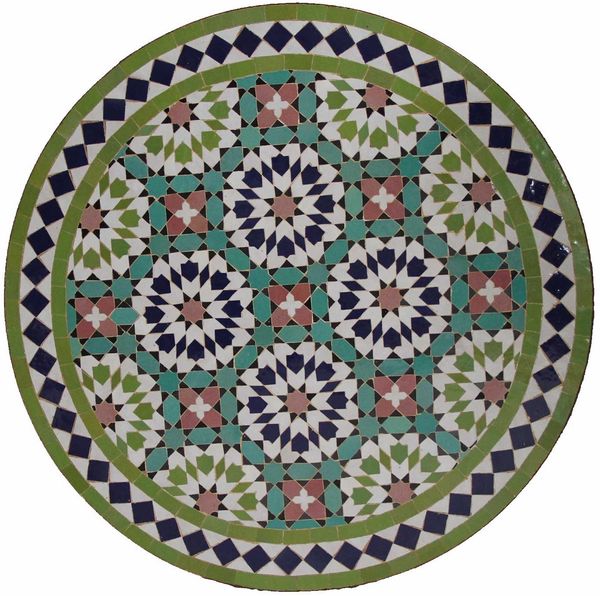 Mosaik Bistrotisch Rund 70 cm